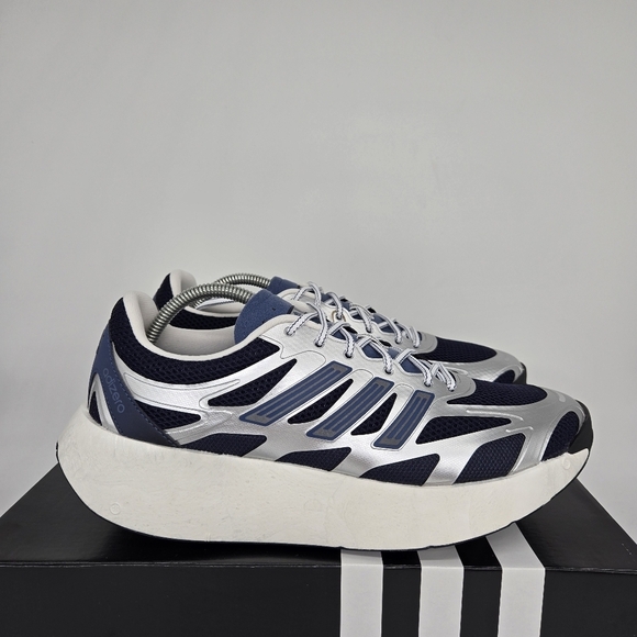 New Adidas Adizero Aruku \'Silver Metallic Legend Ink\' Men\'s Shoes Size 10 main image 5